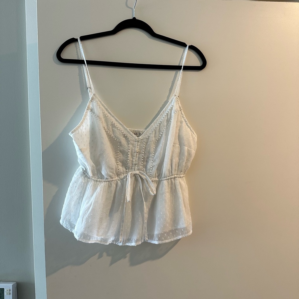 Abercrombie & Fitch White Women's Top